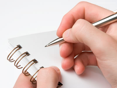 Personal Handwriting Analysis Services Photo showing a someone about to write.